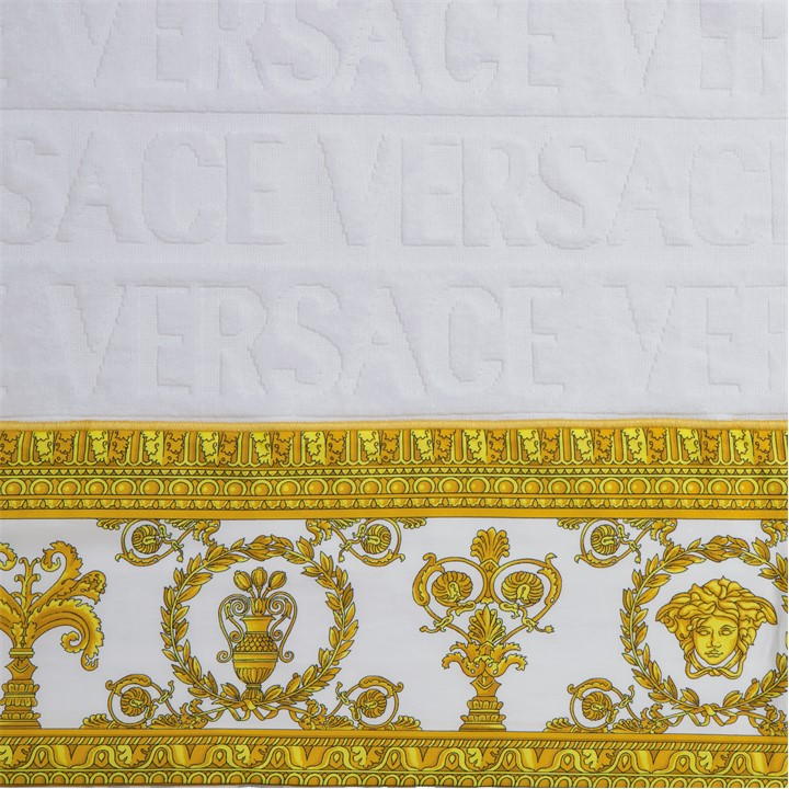 White - Versace Home - Barocco Towel
