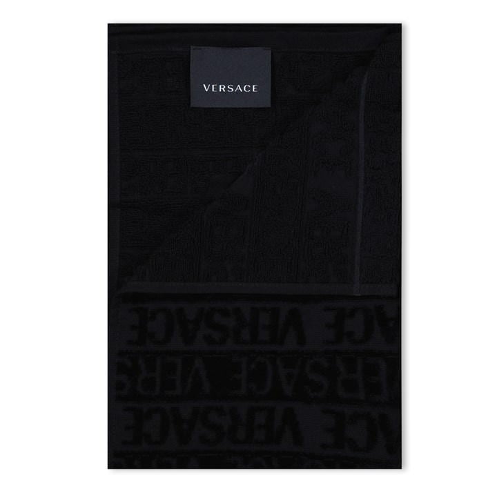Black - Versace Home - Barocco Towel