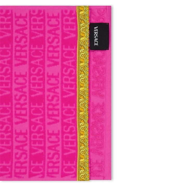 Pink - Versace Home - Barocco Towel