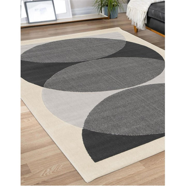 Homemaker | Creation Circle Rug | Monochrome | FRASERS