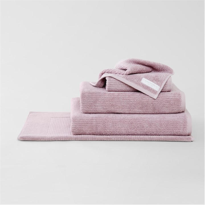 Sheridan Unisex Pink Living Textures Towels Face Cloth