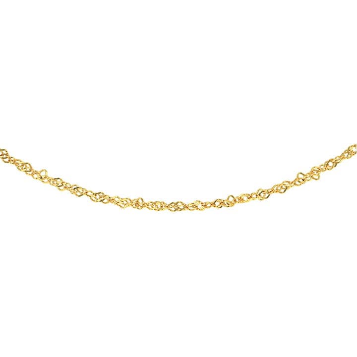 Gold - Be You - 9ct Gold Twist Curb Chain