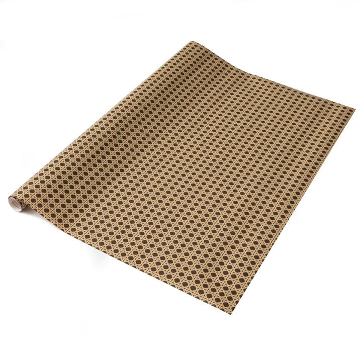 D C Fix Unisex Brown Dc Fix Woven Cane Self Adhesive Vinyl Wrap