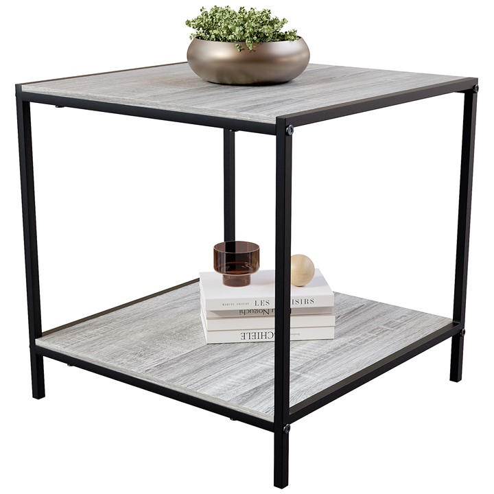 Grey - Lassic - Vida Designs Brooklyn End Table