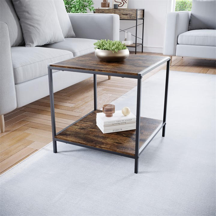 Dark Wood - Lassic - Vida Designs Brooklyn End Table