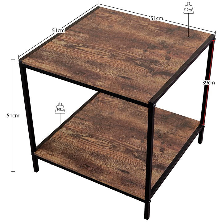 Dark Wood - Lassic - Vida Designs Brooklyn End Table