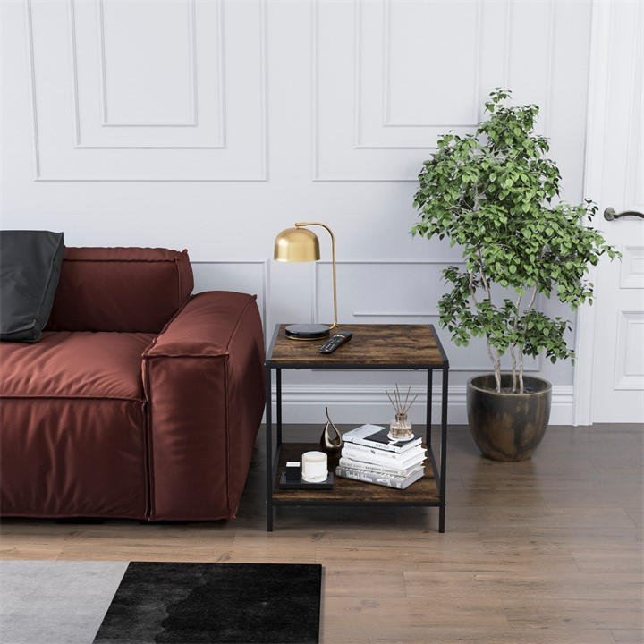 Dark Wood - Lassic - Vida Designs Brooklyn End Table