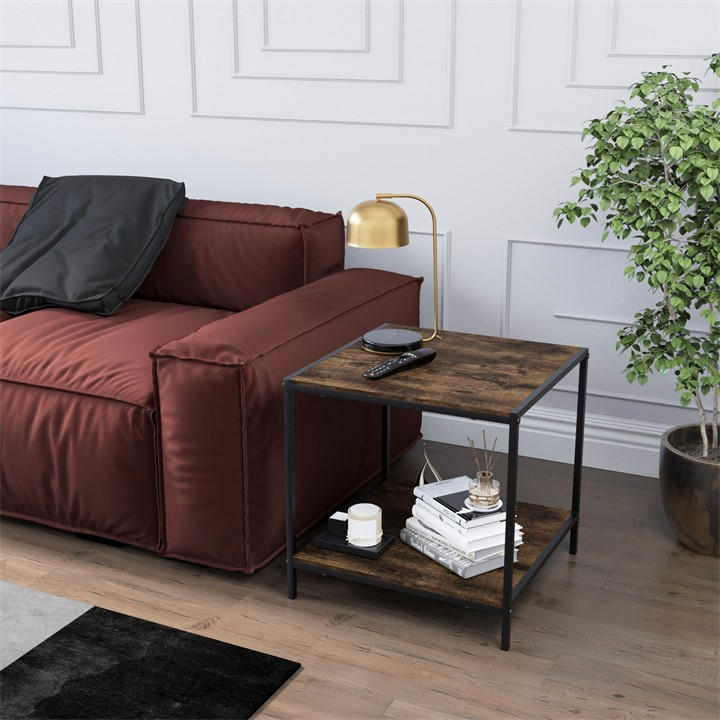 Dark Wood - Lassic - Vida Designs Brooklyn End Table