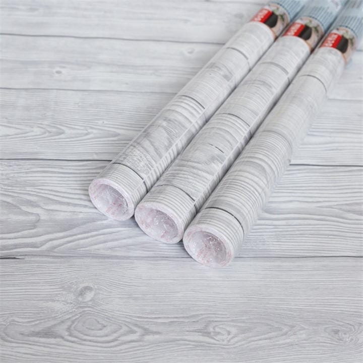 GREY - D C Fix - dc fix Shabby Wood Self Adhesive Vinyl Pack 3