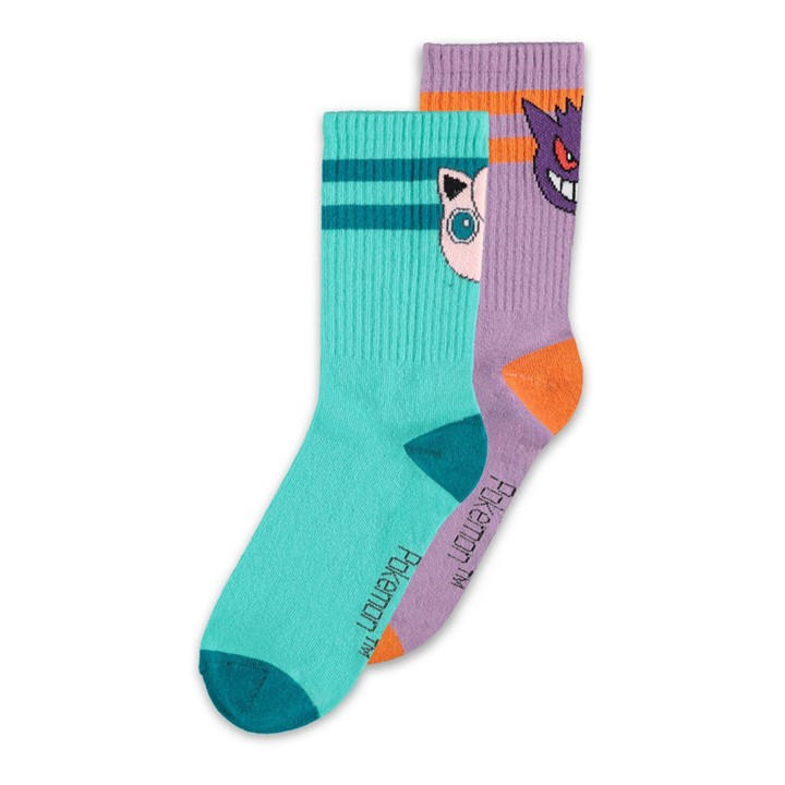 Pokemon Unisex Multi Character Set Sport Socks