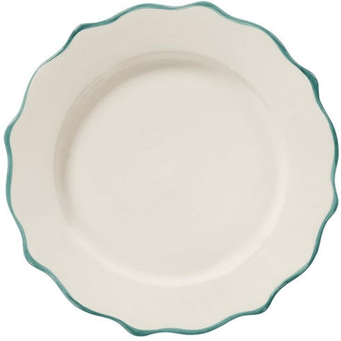 ANNA NINA - Anna Forest Scalloped Dinner Plate