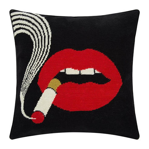 Jonathan Adler - JonathanAdler Needlepoint Cushion - 45x45cm