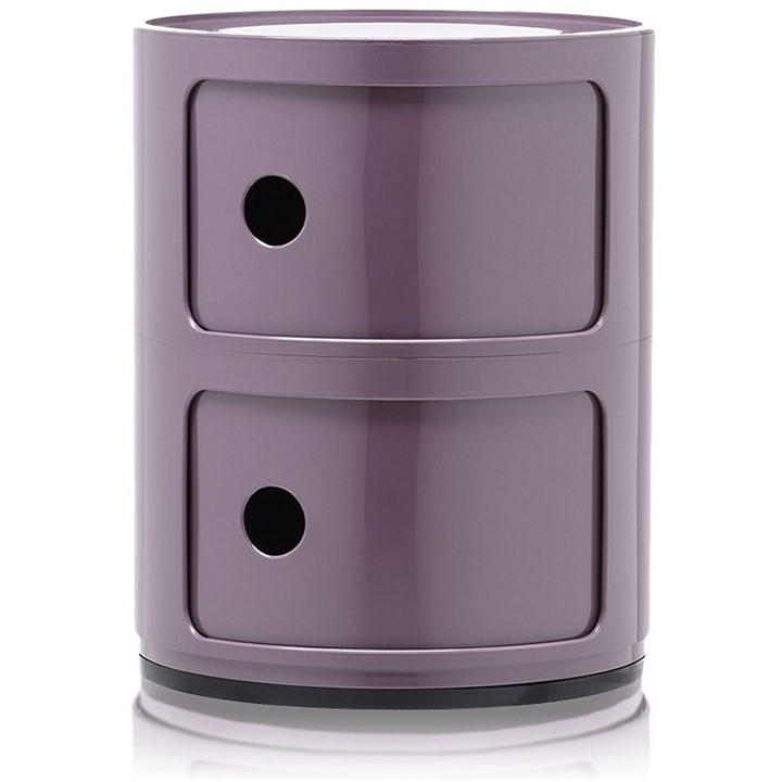 Kartell Unisex Purple Componibili Storage Unit Large