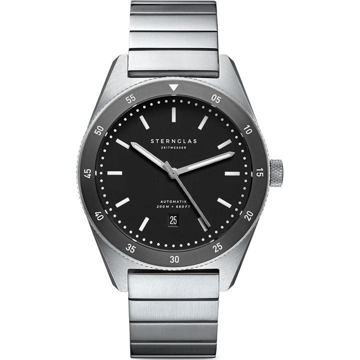 STERNGLAS STEEL ANALOGUE AUTOMATIC WATCH
