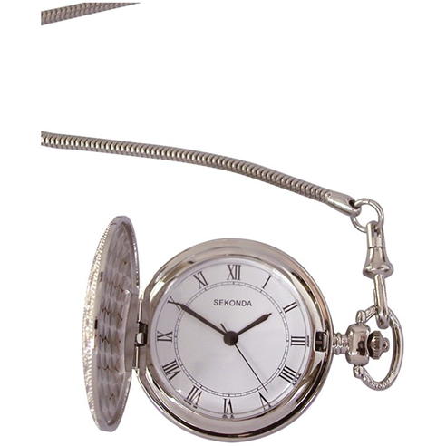 Sekonda - Pocket Stainless Steel Classic Analogue Quartz Watch