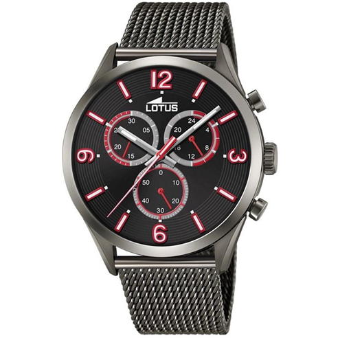 Lotus - Stainless Steel Sports Analogue Quartz Watch