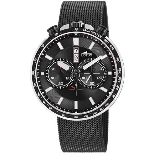 Lotus - Stainless Steel Sports Analogue Quartz Watch