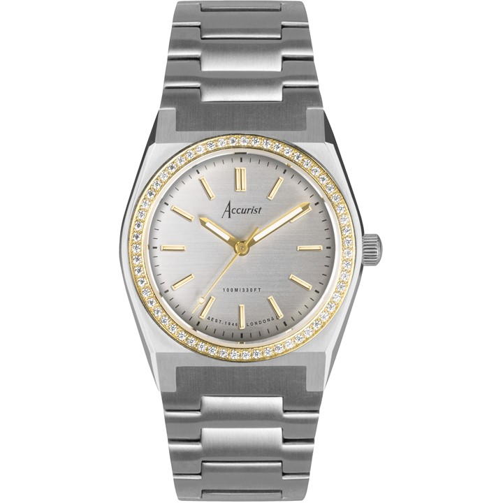 Accurist Womens Stainless Steel Classic Analogue Quartz Watch