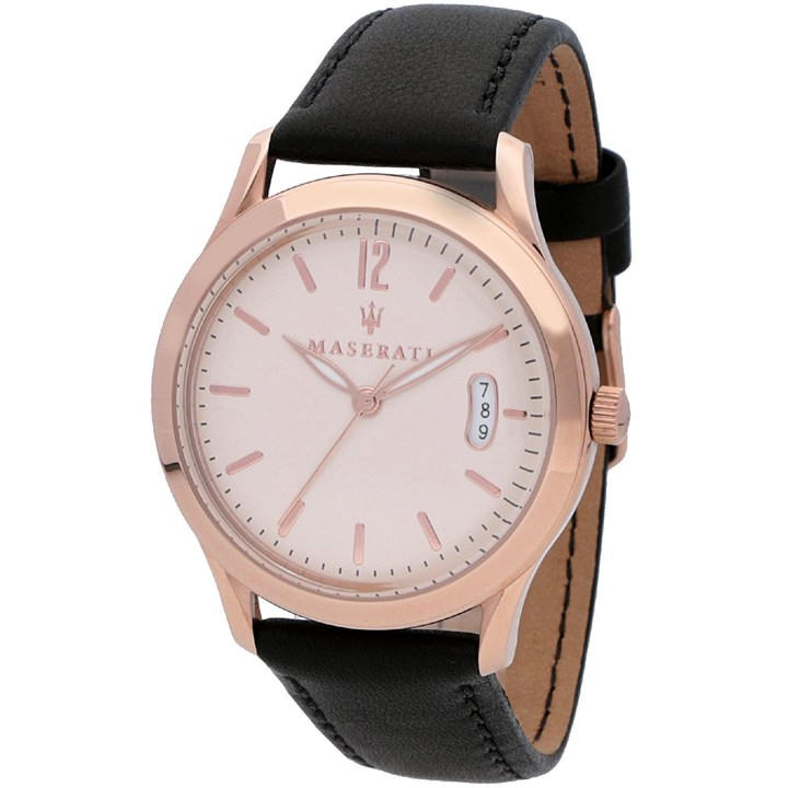 Maserati Men's White Stainless Steel Sports Analogue Quartz Watch Size 40