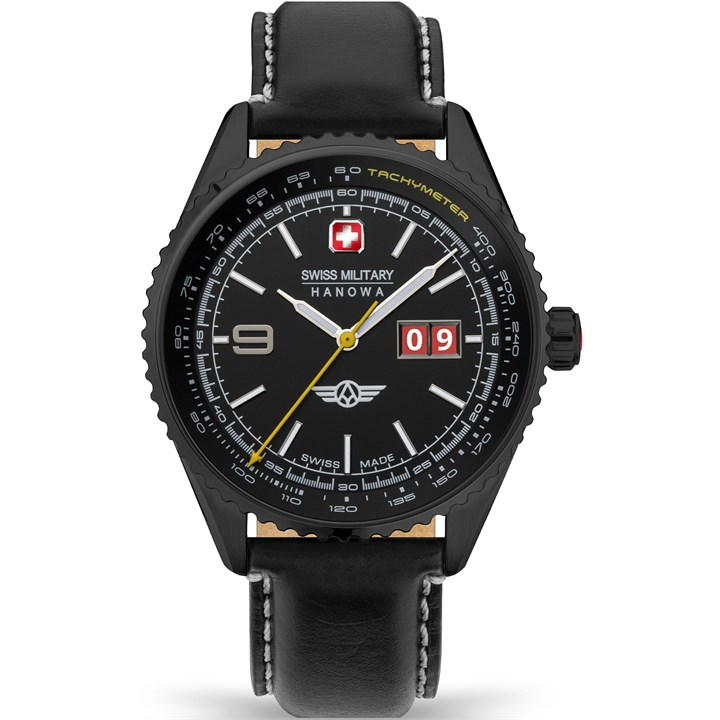 Blck - Swiss Military Hanowa - Stainless Steel Sports Analogue Quartz Watch