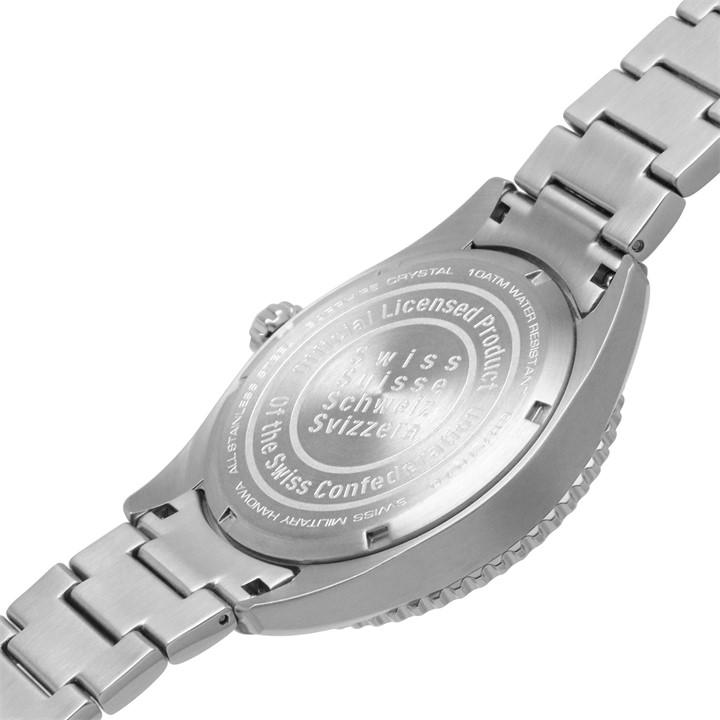 Slvr - Swiss Military Hanowa - Stainless Steel Sports Analogue Quartz Watch