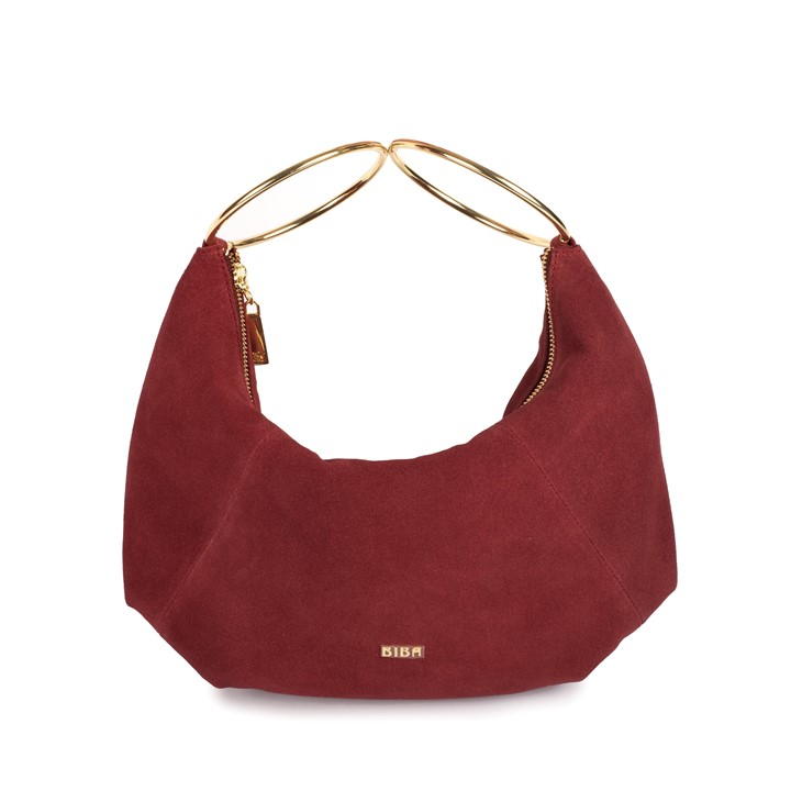 Biba Ring Handle Clutch In Red