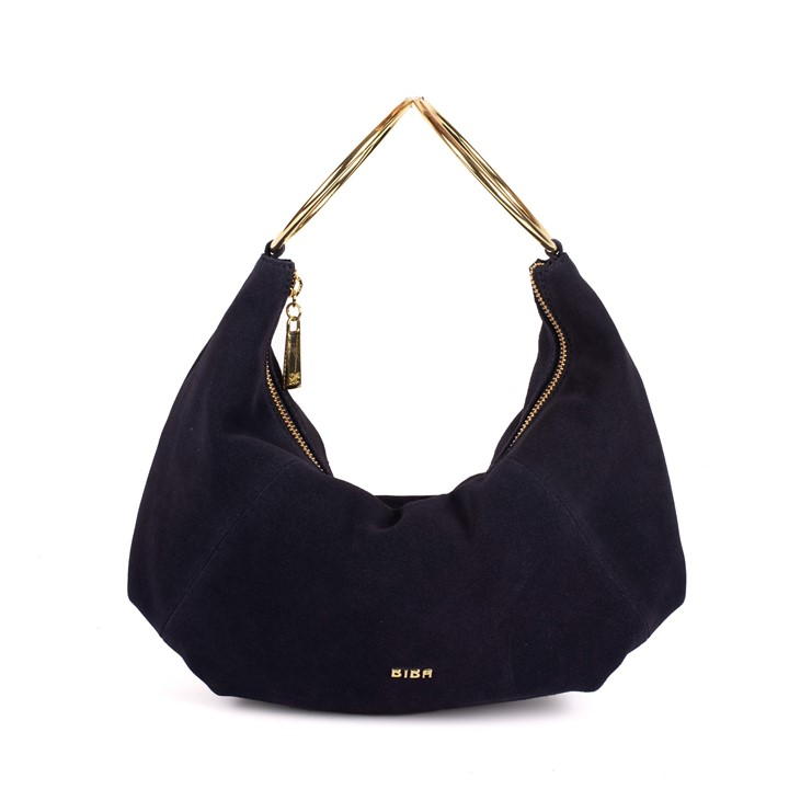 Biba Ring Handle Clutch In Blue