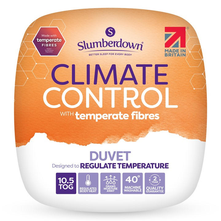 Slumberdown Unisex White Climate Control 10.5 Tog Duvet King