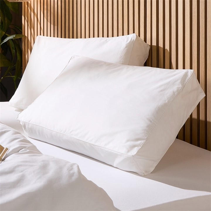 Snuggledown Unisex White Side Sleeper Firm Support Pillow - Orthopaedic Pillow For Neck And Back Pain Relief