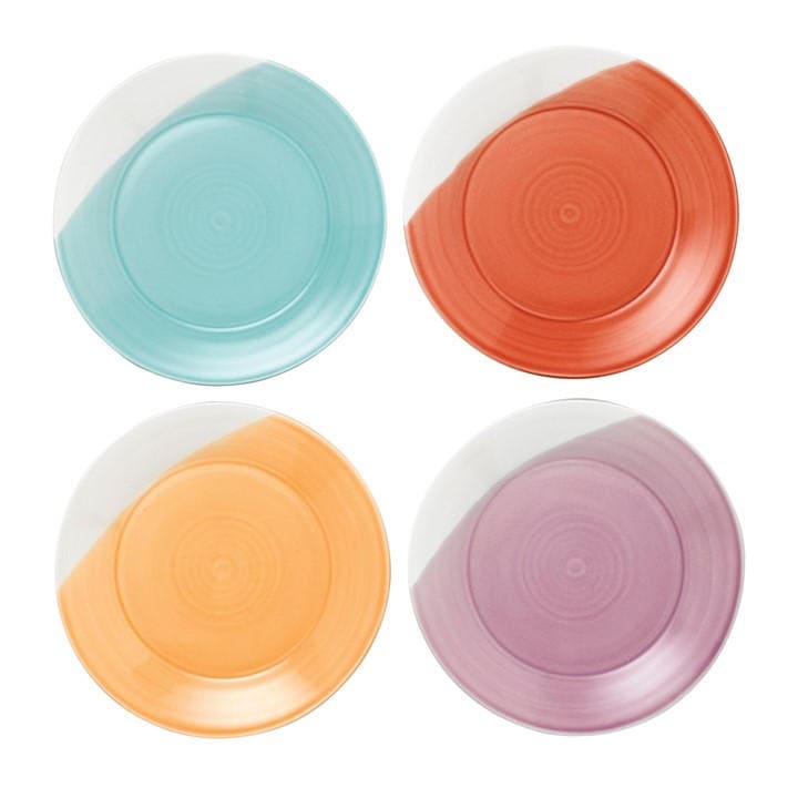 Royal Doulton 1815 Bright Colours Porcelain Dinner Plates Set Of Four 28cm