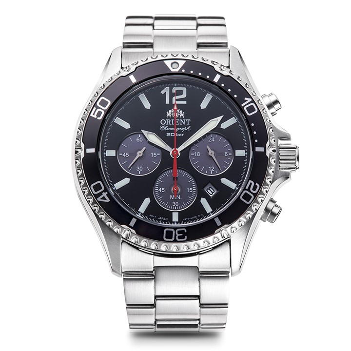 ORIENT ORIENT MAKO III CHRONOGRAPH SOLAR POWERED DIVERS WATCH