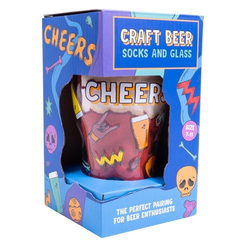 Fizz Creations - Craft Beer Socks & Glass