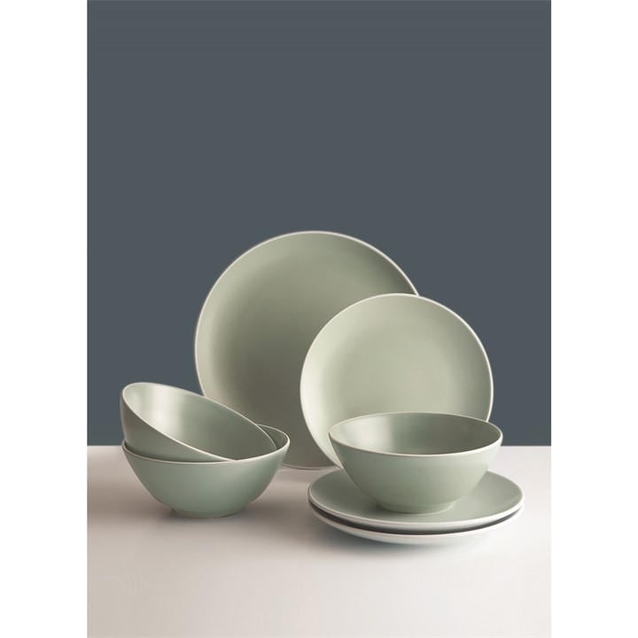MASON CASH LASSIC COLLECTION 12 PC DINNER SET GREE