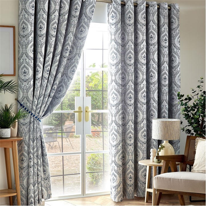 ALAN SYMONDS VICTORIA ROOM DARKENING RING TOP CURTAI