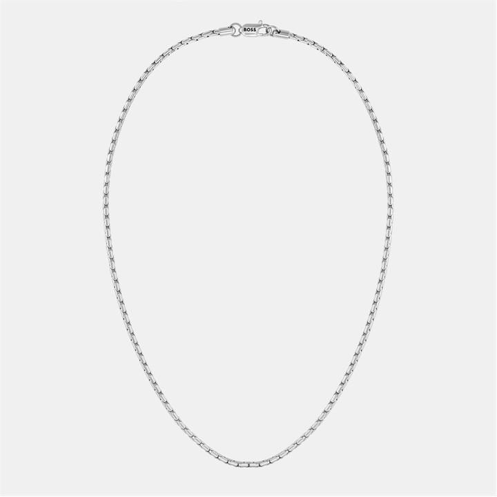 Boss Men's Silver Gents Evan Stainless Steel Necklace