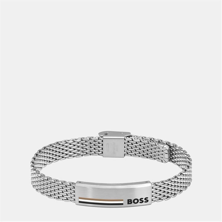 Boss Men's Silver Gents Alen Mesh Bracelet -