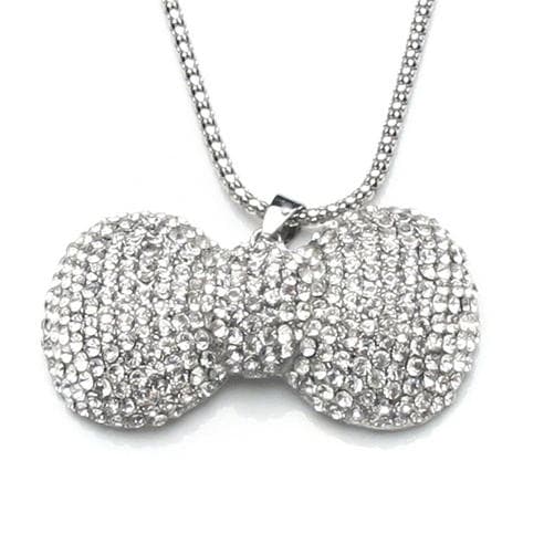 Mason Knight Yager - Crystal bow pendant