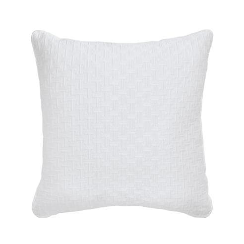 Ted Baker Home - T Quilted Pillow Sham White