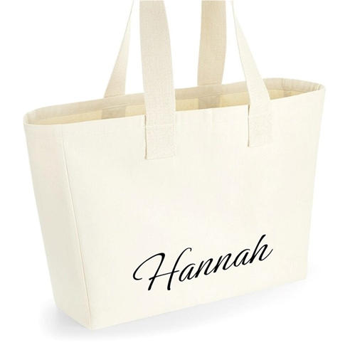 Westford Mill - Cotton Canvas Oversized Tote Bag
