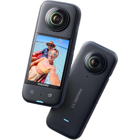 Insta 360 - X3 Starter Bundle - Waterproof 360° Action Camera with 1/2 Inch Sensor