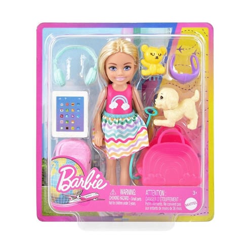 Barbie - Barbie Chelsea Doll and Accessories Travel Set