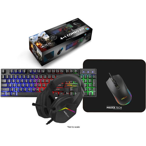 Maxx Tech - PC 4 in 1 Combo + Men of Wars Game