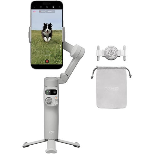 DJI - Osmo Mobile 7 Gimbal Stabilizer for iPhone Android Built-in Tripod Ultra-Light Comfortable G