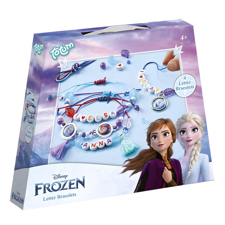 Totum Unisex Kids Multi Disney Frozen Letter Bracelets -