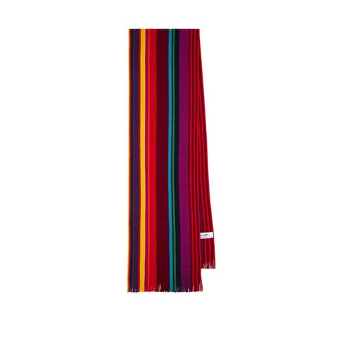 Paul Smith - Men's Twisted Stripe Wool Knitted Scarf