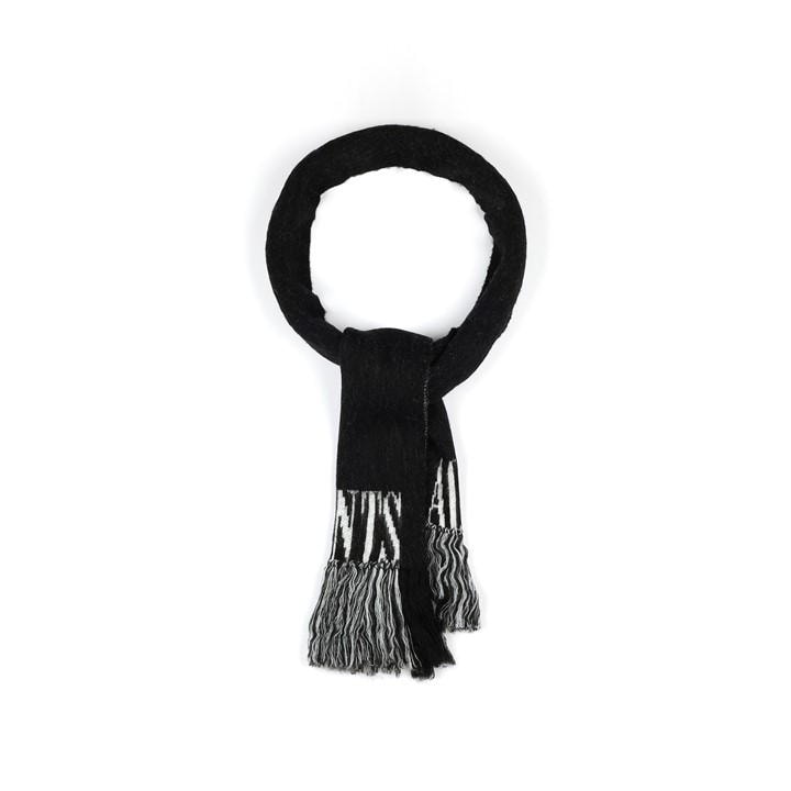Black - AllSaints - All State Knit Scarf Ld99