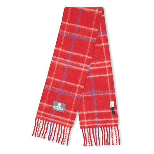 VIVIENNE WESTWOOD - Viv Tartan Scarf Ld64