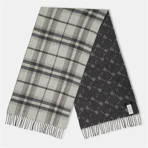 Lauren by Ralph Lauren - Women's Real Leather Logo Midweight Scarf