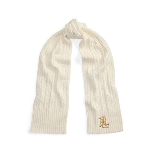 Lauren by Ralph Lauren - Women's Cable Wool Midweight Scarf
