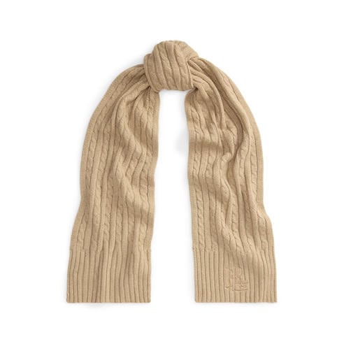 Lauren by Ralph Lauren - Women's Cable Wool Midweight Scarf